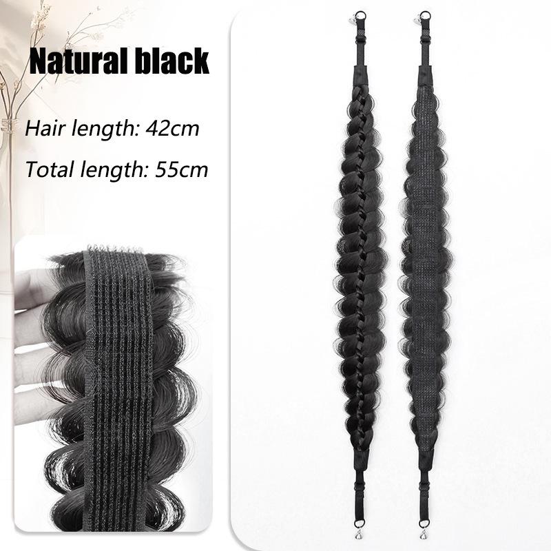 Synthetic Band Fishbone Braid Lazy Wig Twist Braid Headband Hairpin Non-Slip Headdress Hair Accessories as the picture
Synthetic Band Fishbone Braid Lazy Wig Twist Braid Headband Hairpin Non-Slip Headdress Hair Accessories as the picture