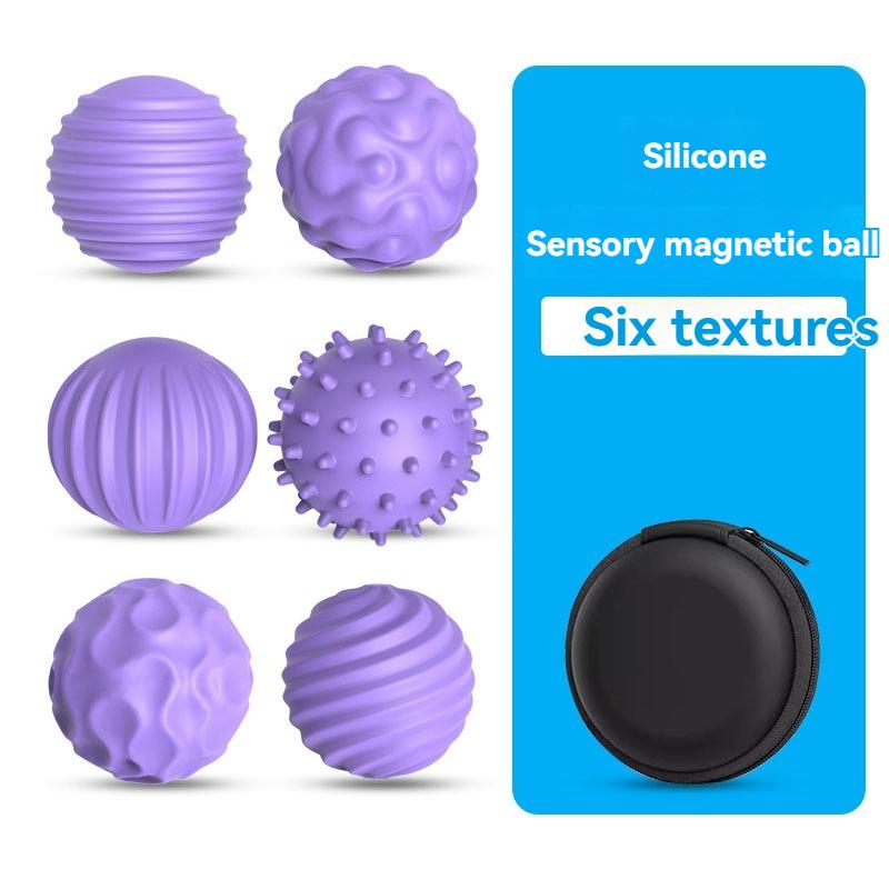 Latest 6 Textures Fidgeting Toys, Magnetic Stress Balls For Adults Silicone Stress Ease Sensory Toy Finger Toy For Office
Latest 6 Textures Fidgeting Toys, Magnetic Stress Balls For Adults Silicone Stress Ease Sensory Toy Finger Toy For Office