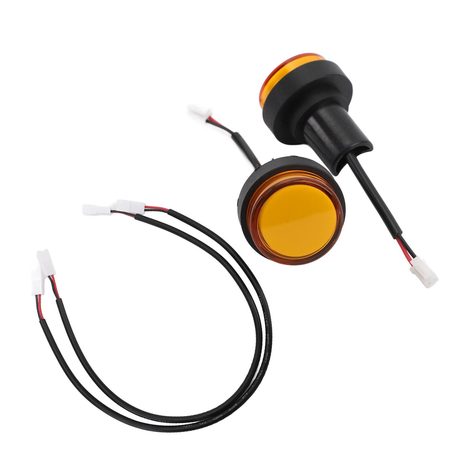 2 Pcs Electric Scooter Handlebar Turn Signal Lightweight Universal Left Right Turns Light for Road Driving
2 Pcs Electric Scooter Handlebar Turn Signal Lightweight Universal Left Right Turns Light for Road Driving