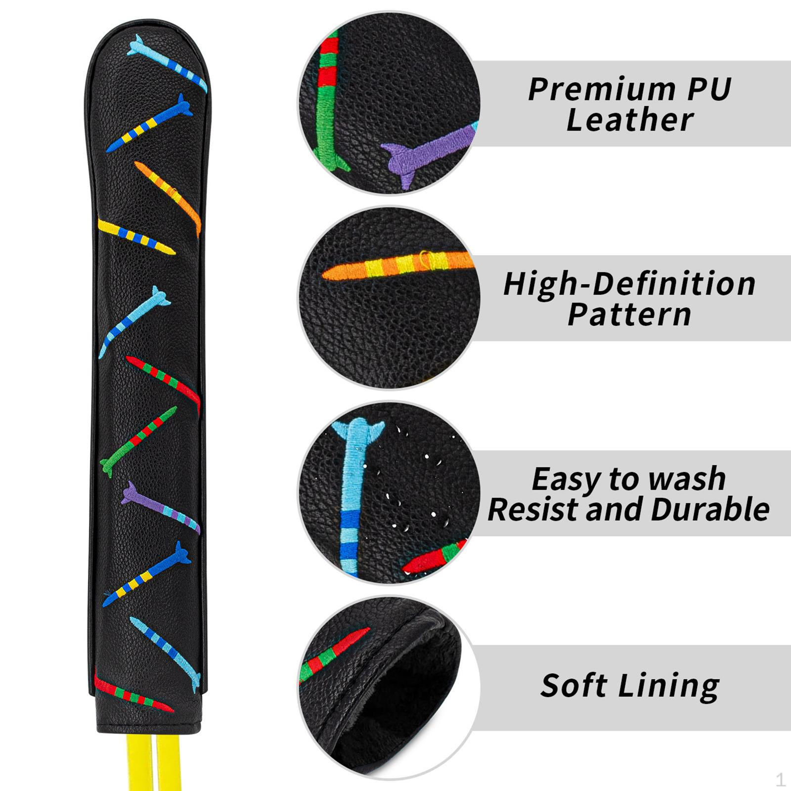 And Lightweight Golf Alignment Pole Cover, Dustproof Protection with An Easy-tSurface, Easy чорний
And Lightweight Golf Alignment Pole Cover, Dustproof Protection with An Easy-tSurface, Easy чорний