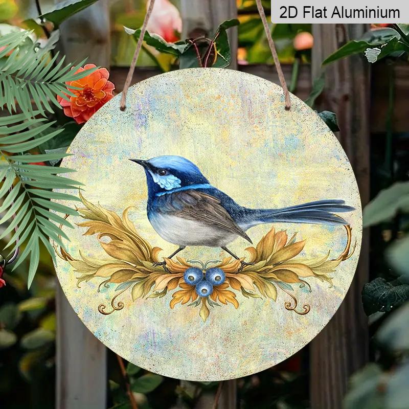 2D Flat Aluminum Wall Art in Vintage Blue Bird Design Rustic Farmhouse Style 7.87 Inches X 7.87 Inches Perfect for Gardens, Farmhouses, Cafes, Front 1pc
2D Flat Aluminum Wall Art in Vintage Blue Bird Design Rustic Farmhouse Style 7.87 Inches X 7.87 Inches Perfect for Gardens, Farmhouses, Cafes, Front 1pc