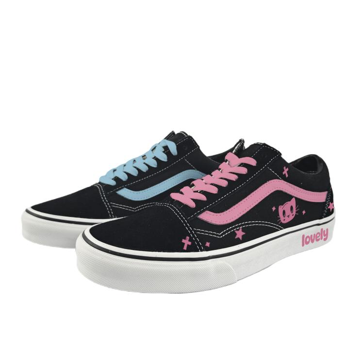 Vans Old Skool Abrasion Resistant Low top Skateboard Shoes Unisex Blue Pink VN000D3HY28(Team183-) 35
Vans Old Skool Abrasion Resistant Low top Skateboard Shoes Unisex Blue Pink VN000D3HY28(Team183-) 35