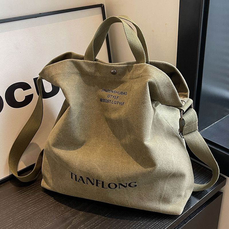 Canvas Bag Work Work Clothing Fancy Large Capacity 2025 New Arrival Easiest for Match Shoulder Bag Texture Niche Design Bag Green
Canvas Bag Work Work Clothing Fancy Large Capacity 2025 New Arrival Easiest for Match Shoulder Bag Texture Niche Design Bag Green