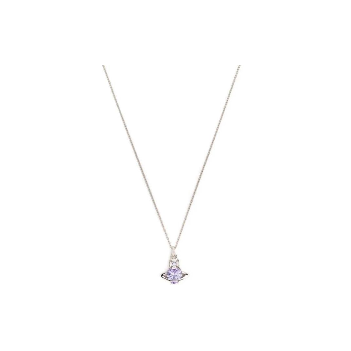 Vivienne Westwood Leonor Saturn Ring Mini Heart Shaped Rhinestone Pendant Necklace Women necklace Lavender 630203AK01P250P250 Box
Vivienne Westwood Leonor Saturn Ring Mini Heart Shaped Rhinestone Pendant Necklace Women necklace Lavender 630203AK01P250P250 Box