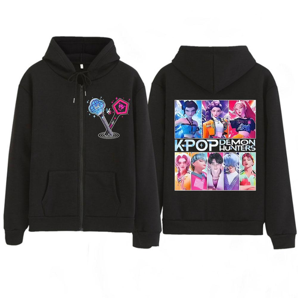 Kpop Demon Hunters Saja Boys Anime Graphic Zipper Hoodies Unisex Fashion Sweatshirt Long-sleeved Aesthetic Fan Gifts Jacket Coat M чорний
Kpop Demon Hunters Saja Boys Anime Graphic Zipper Hoodies Unisex Fashion Sweatshirt Long-sleeved Aesthetic Fan Gifts Jacket Coat M чорний