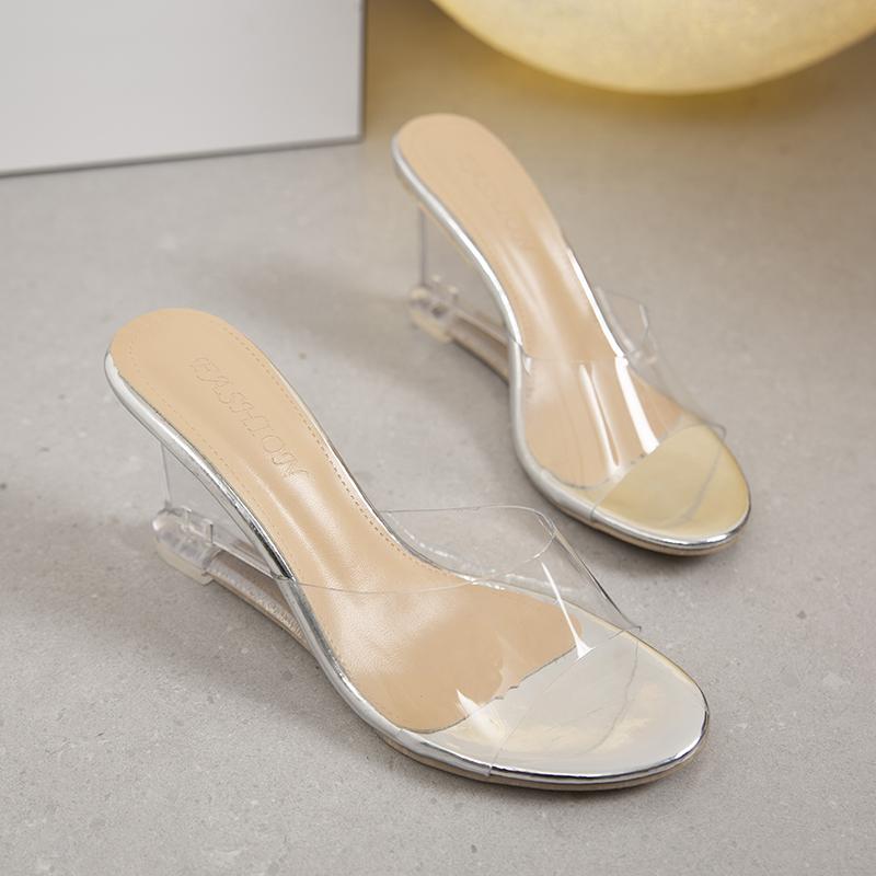 Мода 2025Туфли для женщин Лето Новая мода Слипоны Высокий каблук Кристальная танкетка Женские Туфли с открытым носком Повседневные Шлепанцы 43 серебряный
Мода 2025Туфли для женщин Лето Новая мода Слипоны Высокий каблук Кристальная танкетка Женские Туфли с открытым носком Повседневные Шлепанцы 43 серебряный