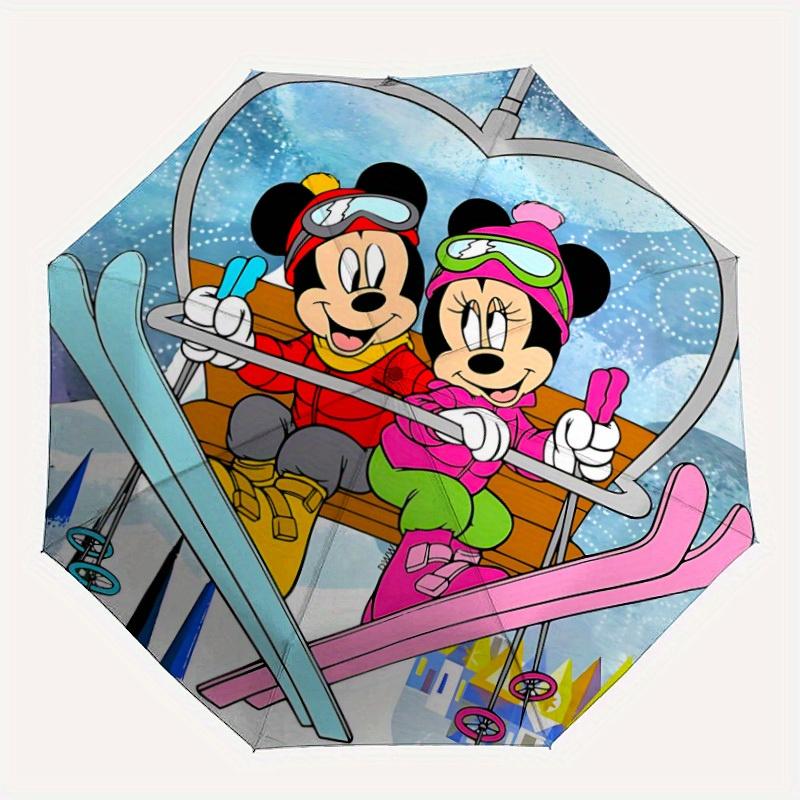 1pc Mickey, MinnieDesign Automatic Open/close Folding Umbrella - Compact Travel Umbrella, Heavy-Duty 8-Rib Construction
1pc Mickey, MinnieDesign Automatic Open/close Folding Umbrella - Compact Travel Umbrella, Heavy-Duty 8-Rib Construction