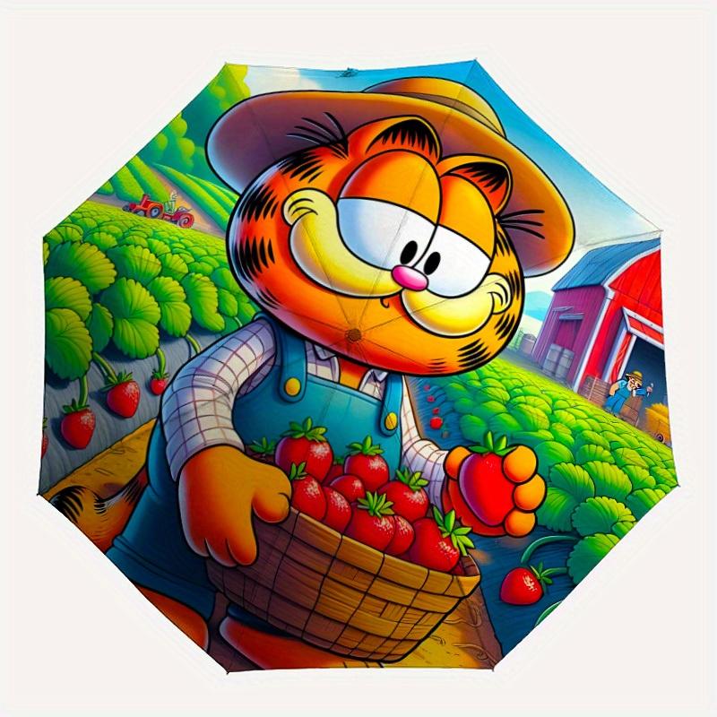 1pc Farm Garfield Automatic Open/Close Umbrella, Portable 3-Fold Compact Umbrella for Men & Women, Perfect Gift for Birthday111
1pc Farm Garfield Automatic Open/Close Umbrella, Portable 3-Fold Compact Umbrella for Men & Women, Perfect Gift for Birthday111