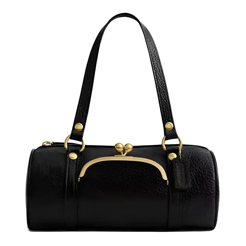 COACH Kisslock 34 Cylindrical Profile Hardware Pebbled Leather Shoulder Bag Large Women s Black чорний
COACH Kisslock 34 Cylindrical Profile Hardware Pebbled Leather Shoulder Bag Large Women s Black чорний