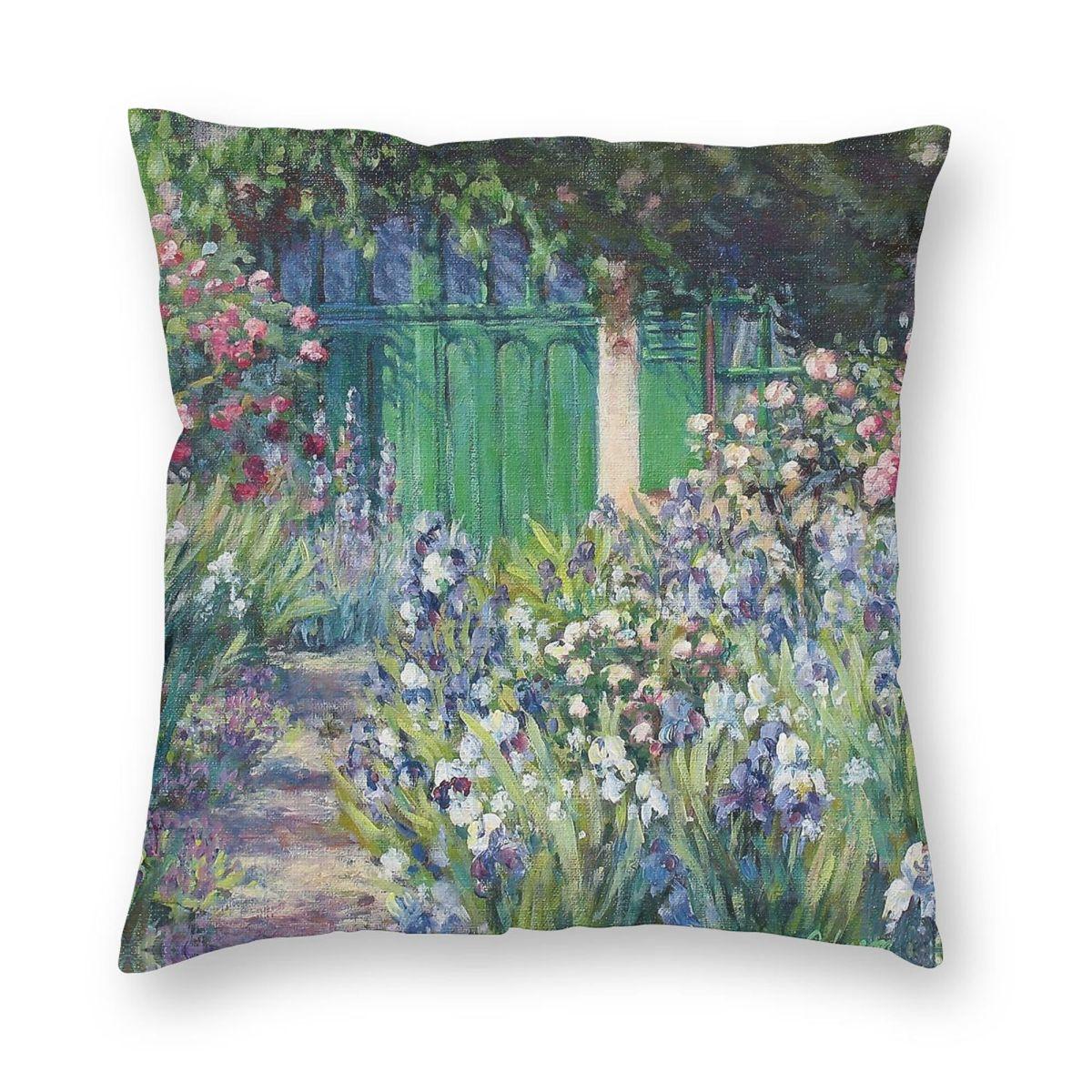 Monets Garden Door Square Pillowcase Polyester Linen Velvet Printed Zip Decorative Home Cushion Cover 45x45 30x30cm
Monets Garden Door Square Pillowcase Polyester Linen Velvet Printed Zip Decorative Home Cushion Cover 45x45 30x30cm