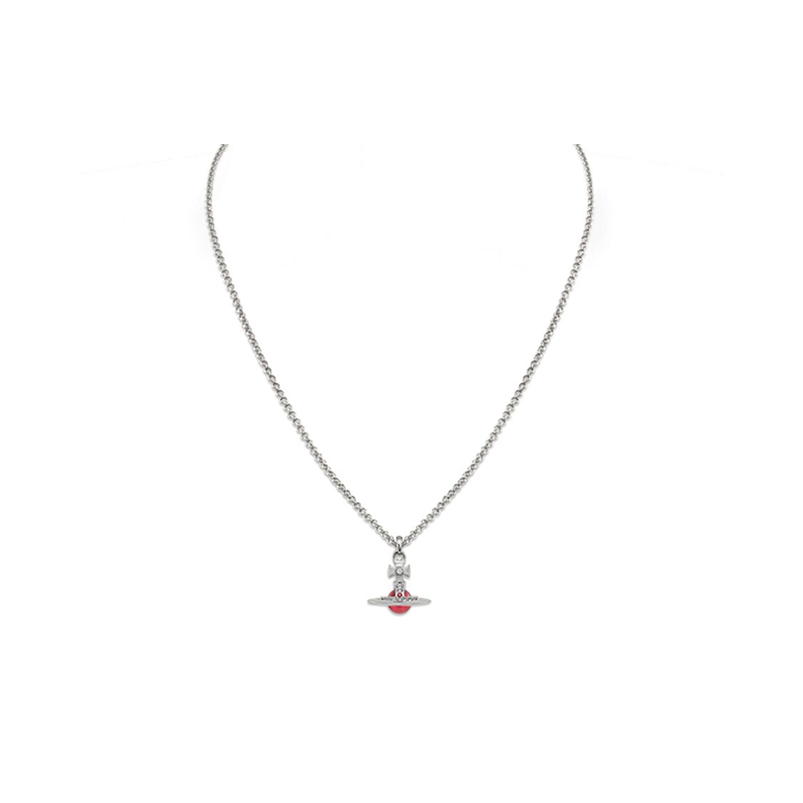 Vivienne Westwood Petite Orb Brass Zirconia 3D Saturn Pendant Necklace Women necklace Silver Deep-Pink 8050889302704 Basic Packaging-Dust Bag+Box
Vivienne Westwood Petite Orb Brass Zirconia 3D Saturn Pendant Necklace Women necklace Silver Deep-Pink 8050889302704 Basic Packaging-Dust Bag+Box