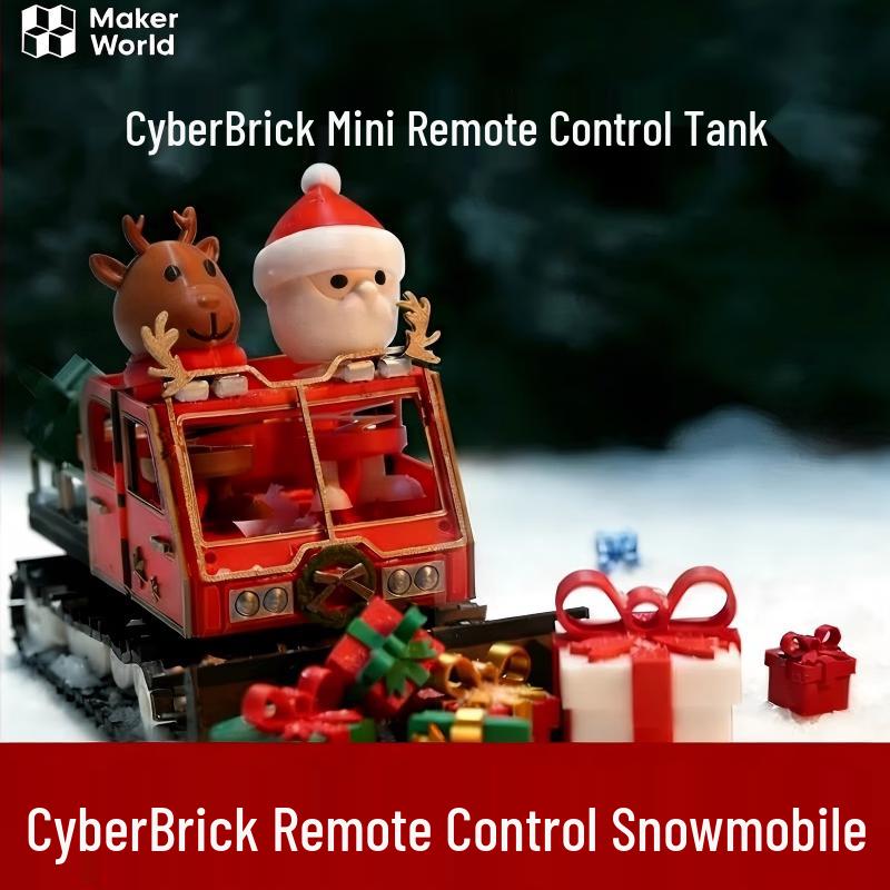 Bambu Lab CyberBrick Рождественский снегоход Набор для 3D-печати Вилка CN (адаптер в комплекте)
Bambu Lab CyberBrick Рождественский снегоход Набор для 3D-печати Вилка CN (адаптер в комплекте)