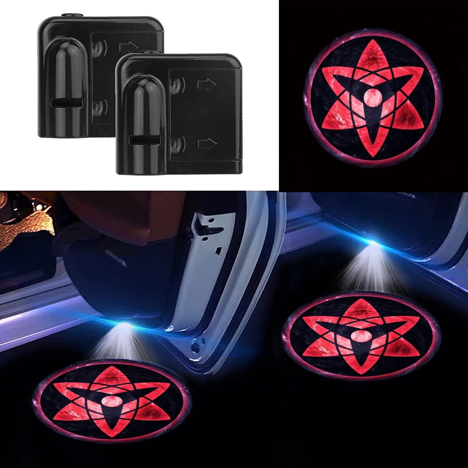 Car Door Lights Projector for Naruto Sharingan Mangikiu Shalingan, 2PCS Wheel Eye Naruto Anime Sharingan
Car Door Lights Projector for Naruto Sharingan Mangikiu Shalingan, 2PCS Wheel Eye Naruto Anime Sharingan