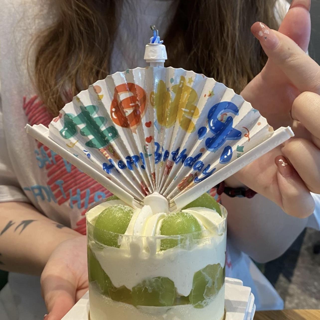 Fan Shaped Surprise Banner Candle Funny Party Happy Birthday Cake Decoration Children s Fan Wishing Candle Happy Birthday Fan
Fan Shaped Surprise Banner Candle Funny Party Happy Birthday Cake Decoration Children s Fan Wishing Candle Happy Birthday Fan