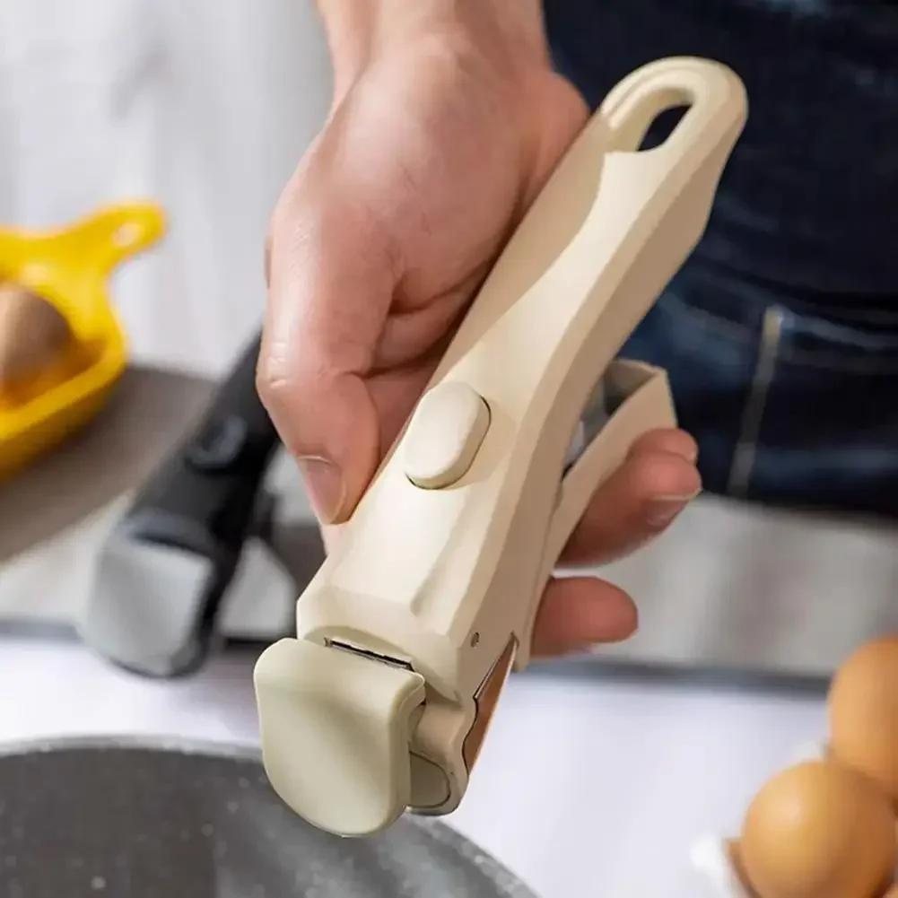 Universal Ergonomic Removable Pan Pot Handle Outdoor Tableware Detachable Replacement Clip Hand Grip Kitchen Accessories бежевий
Universal Ergonomic Removable Pan Pot Handle Outdoor Tableware Detachable Replacement Clip Hand Grip Kitchen Accessories бежевий