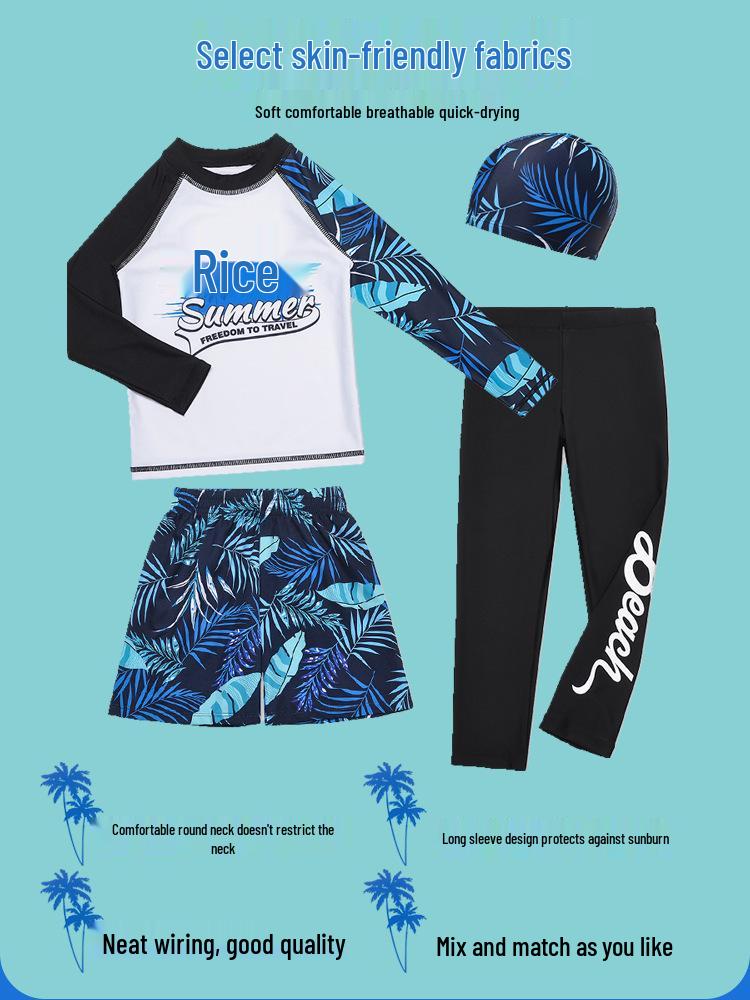 Богемный стиль 4 предмета купальник с длинным рукавом и брюки для мальчиков защита от солнца костюм для дайвинга. 130
Богемный стиль 4 предмета купальник с длинным рукавом и брюки для мальчиков защита от солнца костюм для дайвинга. 130