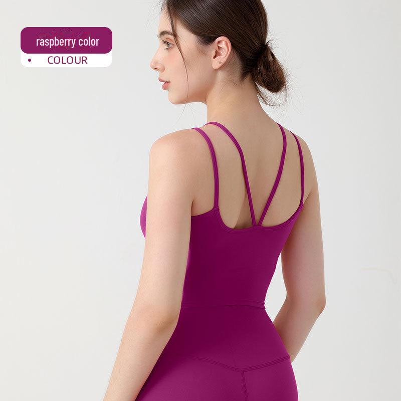 Женский спортивный бюстгальтер: Стильный цельный купальник с тонкими бретелями, красивой спинкой и средней поддержкой для йоги/жилетов Large
Женский спортивный бюстгальтер: Стильный цельный купальник с тонкими бретелями, красивой спинкой и средней поддержкой для йоги/жилетов Large