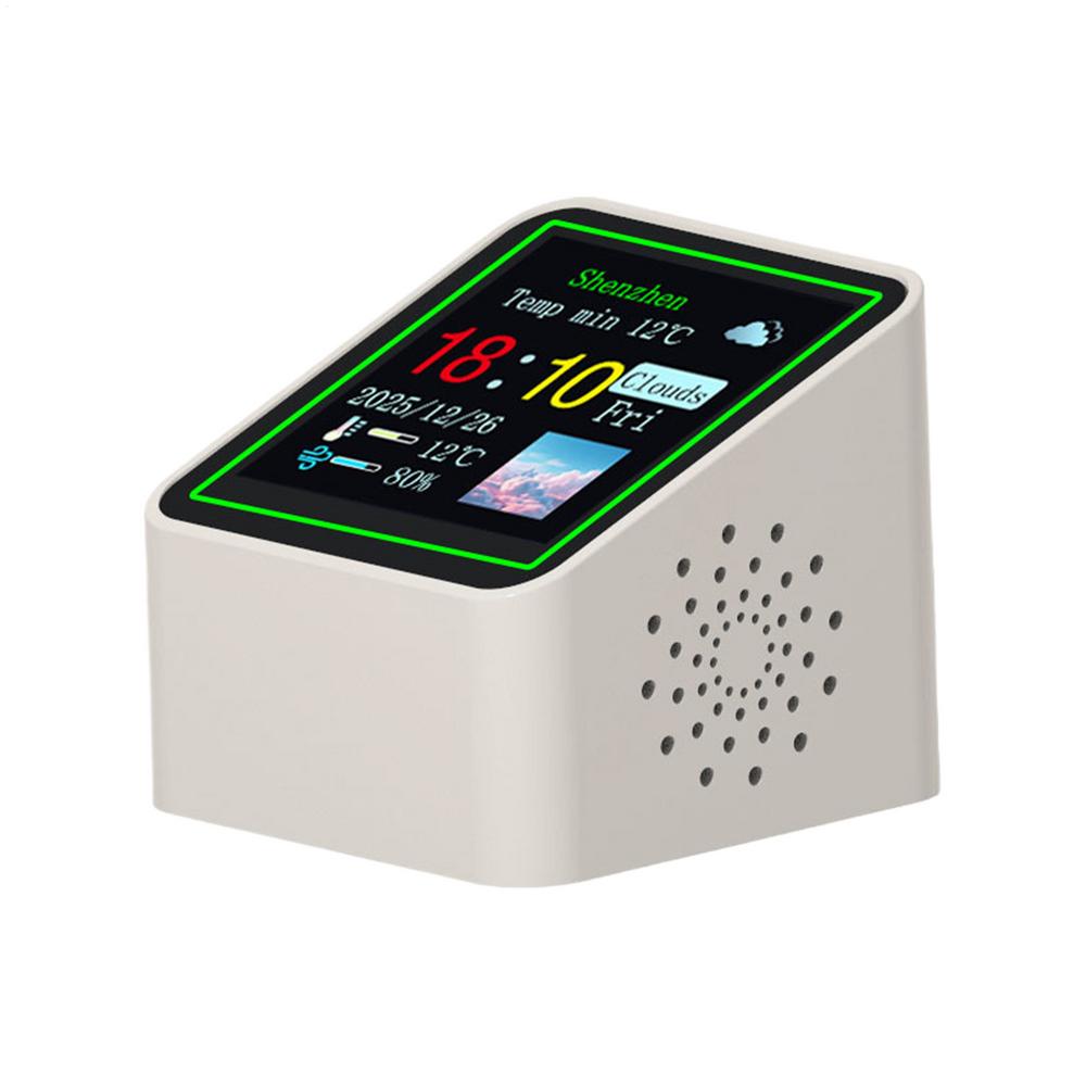 Clock With Weather Temperature Humidity Monitor Desk Small Digital Indoor Weather Station For Home For Bedside Kitchen Bathroom белый
Clock With Weather Temperature Humidity Monitor Desk Small Digital Indoor Weather Station For Home For Bedside Kitchen Bathroom белый