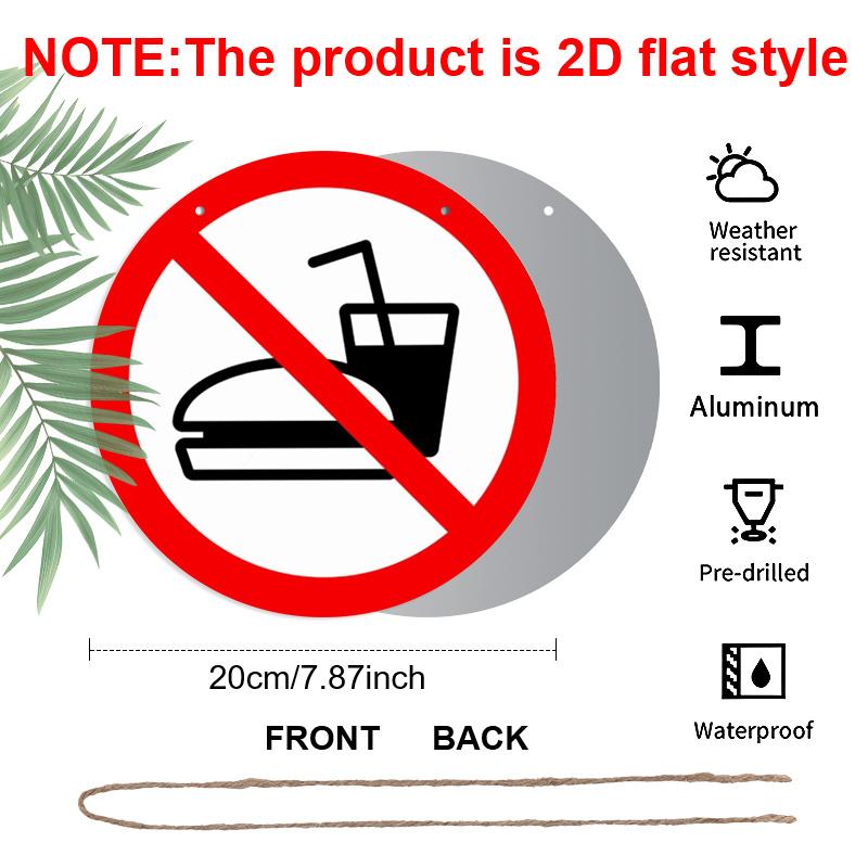 2D Flat 1pc, 8x8 in, Round Aluminum Metal Sign, No Food and Drink Sign Theme Decoration, Suitable for Door Decoration, Wall Decoration, Home, Room 1pc
2D Flat 1pc, 8x8 in, Round Aluminum Metal Sign, No Food and Drink Sign Theme Decoration, Suitable for Door Decoration, Wall Decoration, Home, Room 1pc