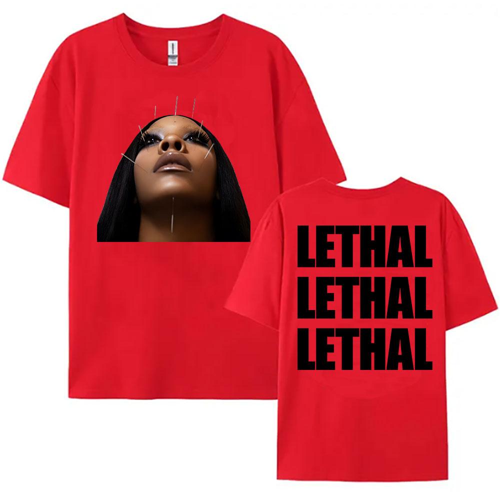 Y2K Rico Nasty LETHAL Tshirt Women Unisex Clothing Short Sleeve Oneck Summer Tshirts Unisex Streetwear Loose Singer Graphic T Shi 2XL
Y2K Rico Nasty LETHAL Tshirt Women Unisex Clothing Short Sleeve Oneck Summer Tshirts Unisex Streetwear Loose Singer Graphic T Shi 2XL