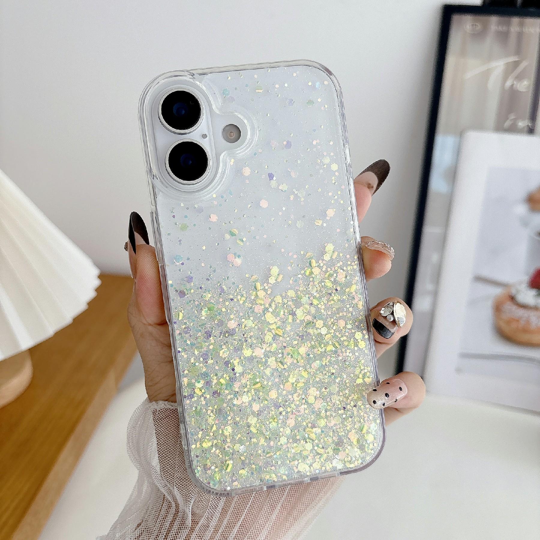 For iPhone 17 Case Sparkle Sequins Luminous Epoxy TPU Phone Cover
For iPhone 17 Case Sparkle Sequins Luminous Epoxy TPU Phone Cover