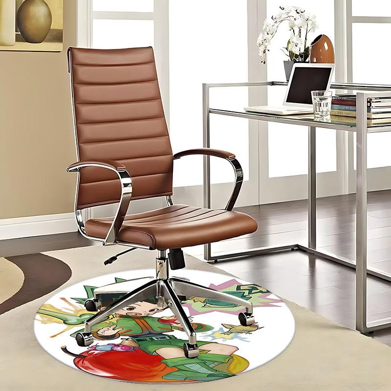 1pc Anime Cartoon Design Round Carpet Office Chair Mat, NonSlip Rug for Home Decor 80cm
1pc Anime Cartoon Design Round Carpet Office Chair Mat, NonSlip Rug for Home Decor 80cm