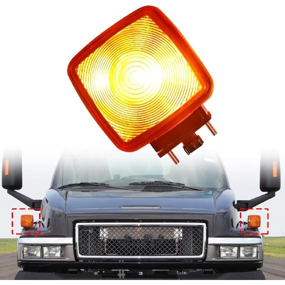 SecosAutoparts Turn Signal Light Fit for Chevrolet C4500 C5500 C6500 C7500 C60 C70 Kodiak Fit for GMC C4500 C5000 C5500 C6000 C6500 C7000 C7500
SecosAutoparts Turn Signal Light Fit for Chevrolet C4500 C5500 C6500 C7500 C60 C70 Kodiak Fit for GMC C4500 C5000 C5500 C6000 C6500 C7000 C7500