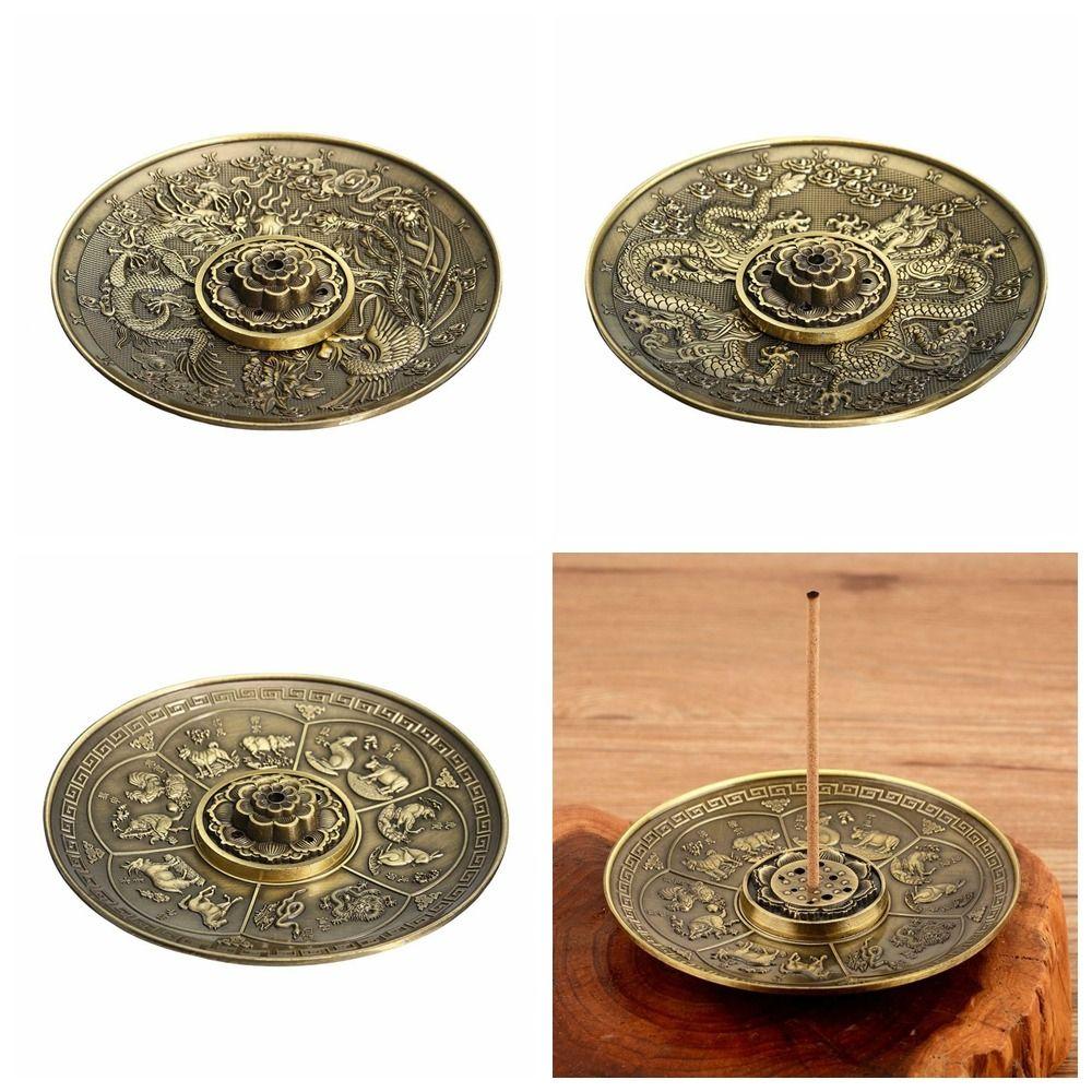 Twelve Zodiac Dragon Incense Tray Zinc Zinc Alloy Buddha Incense Ornaments Twelve Zodiac Incense Holder Desk
Twelve Zodiac Dragon Incense Tray Zinc Zinc Alloy Buddha Incense Ornaments Twelve Zodiac Incense Holder Desk
