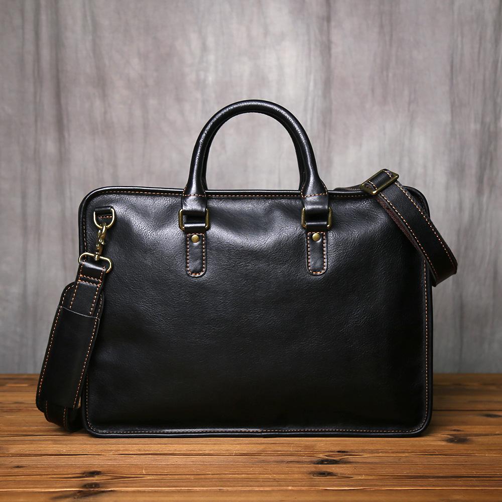 NZPJ Vintage Large Capacity Genuine Leather Men s Briefcase Top-Grain Cowhide Handbag Casual Business Bag For 16-Inch Laptops чёрный
NZPJ Vintage Large Capacity Genuine Leather Men s Briefcase Top-Grain Cowhide Handbag Casual Business Bag For 16-Inch Laptops чёрный