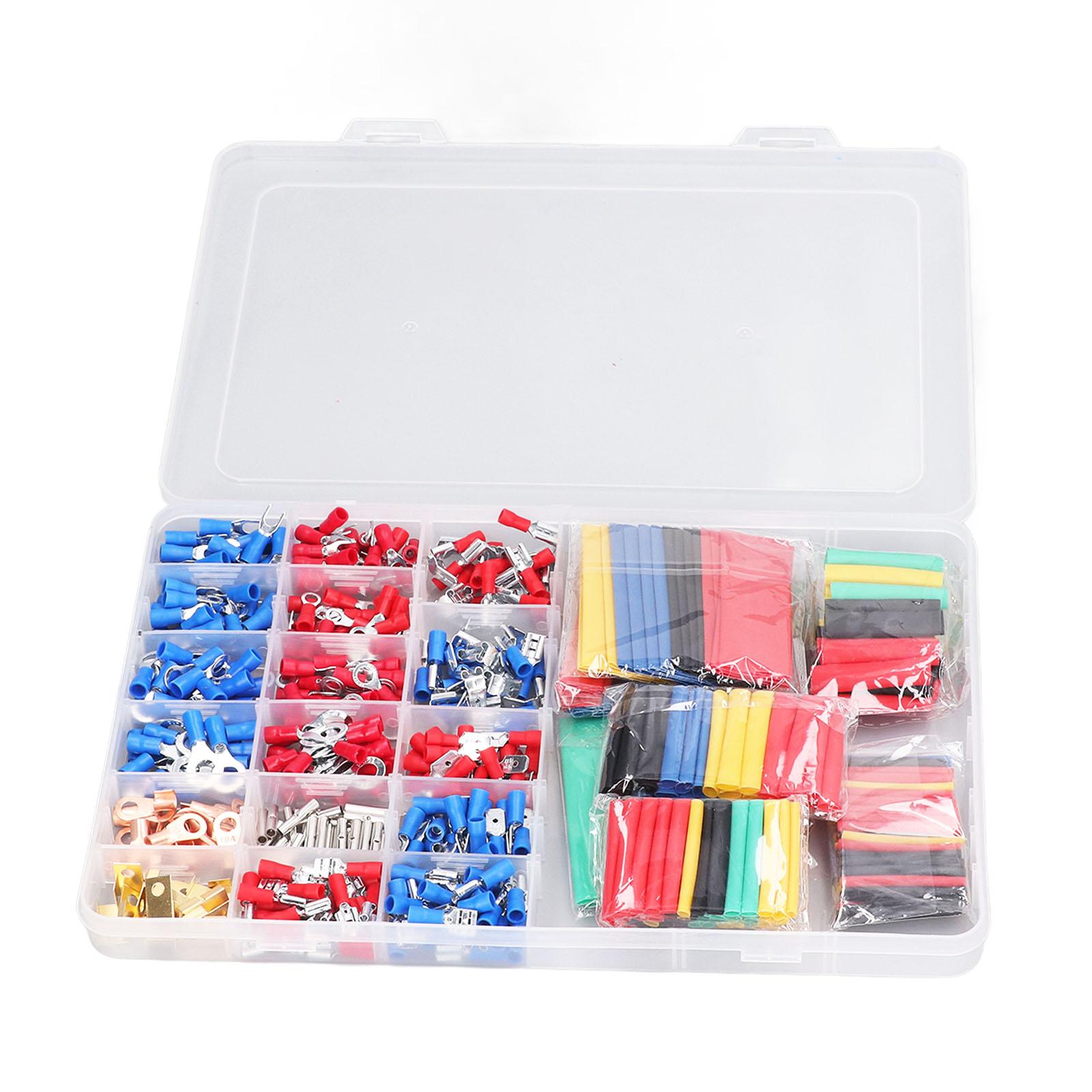 678PCS Cold Pressed Terminals Kit Rubber Electrical Insulated Terminals Assortment Kit with Storage
678PCS Cold Pressed Terminals Kit Rubber Electrical Insulated Terminals Assortment Kit with Storage