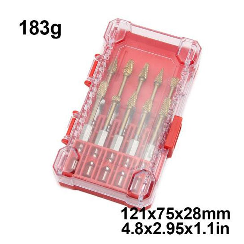 10pc golden hard alloy double stripe rotary file tungsten steel grinding head woodwork mill cutter electric grind polish tool Pack of 1
10pc golden hard alloy double stripe rotary file tungsten steel grinding head woodwork mill cutter electric grind polish tool Pack of 1