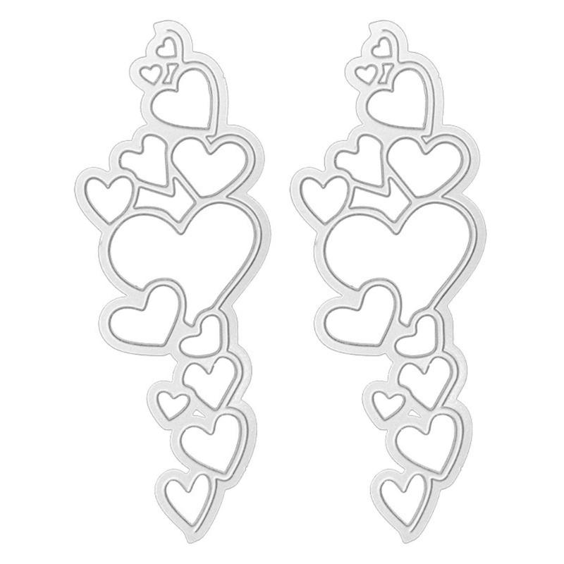2 Pieces Heart Lace Border Die Cuts Heart Lace Metal Cutting Dies Stencil Embossing Dies for DIY Card Photo Decorations 1
2 Pieces Heart Lace Border Die Cuts Heart Lace Metal Cutting Dies Stencil Embossing Dies for DIY Card Photo Decorations 1