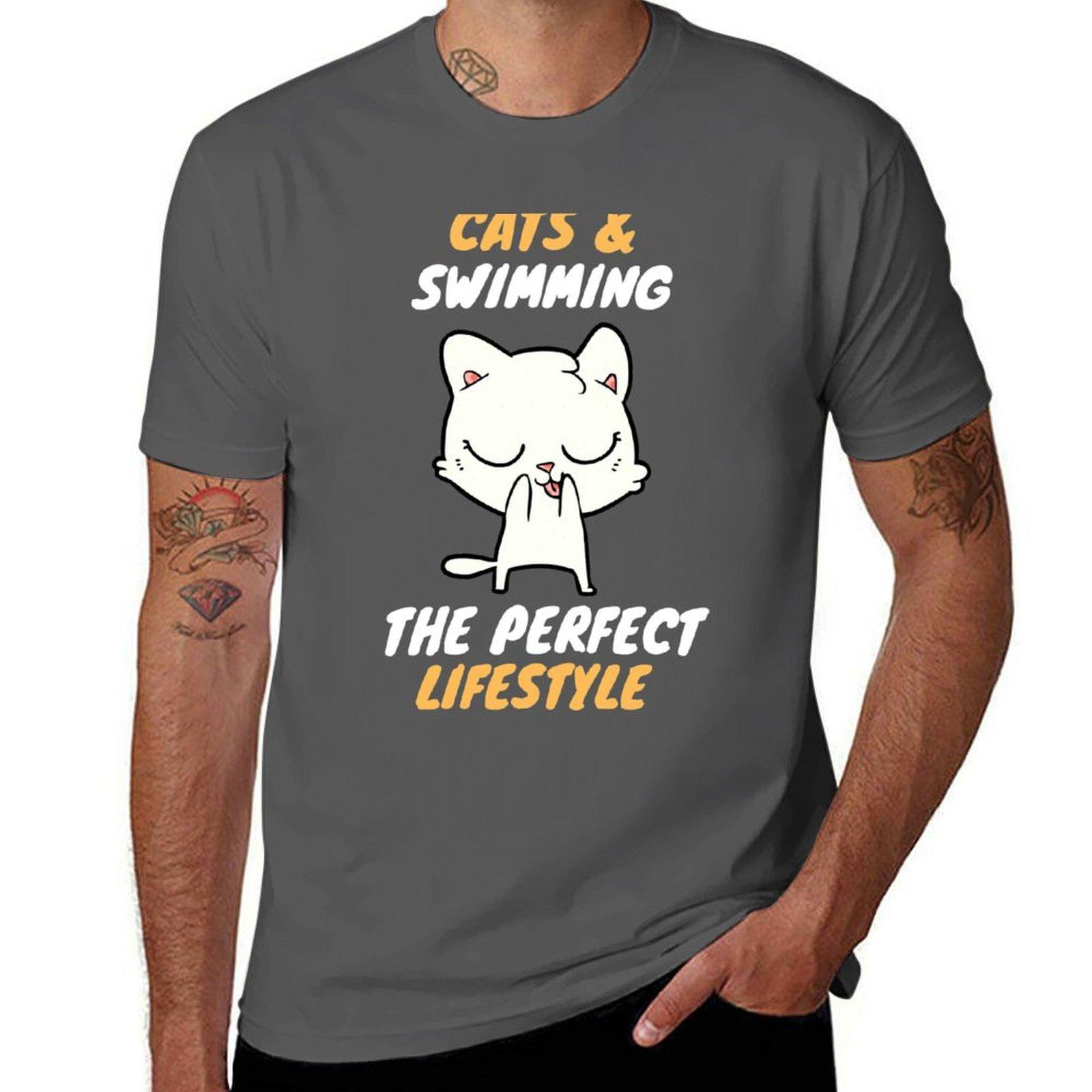 cats and swimming lifestyle T-Shirt anime tshirt man t shirt cotton high quality funny t shirts dark humor T-Shirt 4XL
cats and swimming lifestyle T-Shirt anime tshirt man t shirt cotton high quality funny t shirts dark humor T-Shirt 4XL
