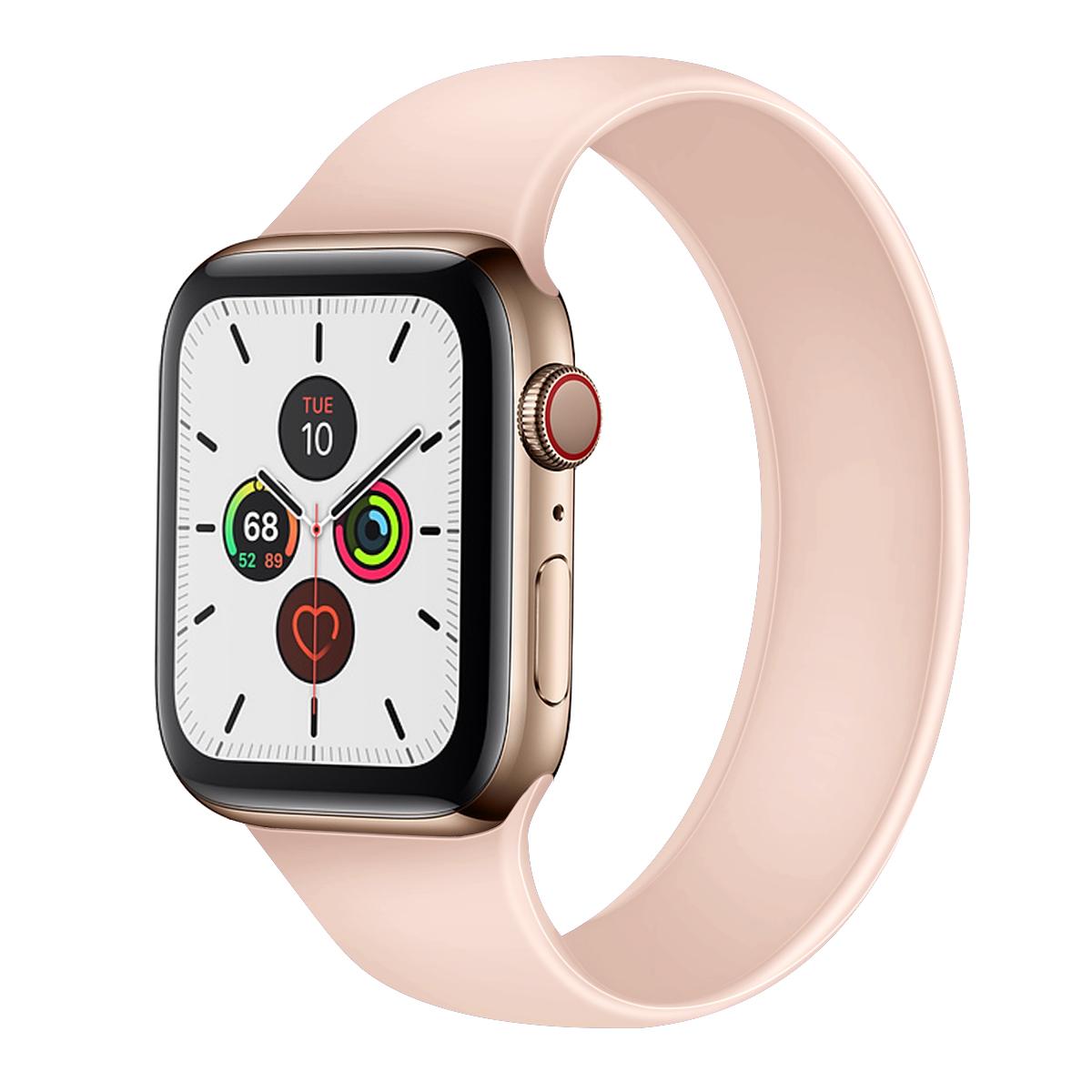 Silicone Smart Watch Replacement Strap for Apple Watch Series 10 46mm/Ultra 2 Ultra 49mm/9 8 7 45mm/SE (2023) SE (2022) SE 6 5 4 44mm/3 2 1 42mm Pink,Size: S
Silicone Smart Watch Replacement Strap for Apple Watch Series 10 46mm/Ultra 2 Ultra 49mm/9 8 7 45mm/SE (2023) SE (2022) SE 6 5 4 44mm/3 2 1 42mm Pink,Size: S