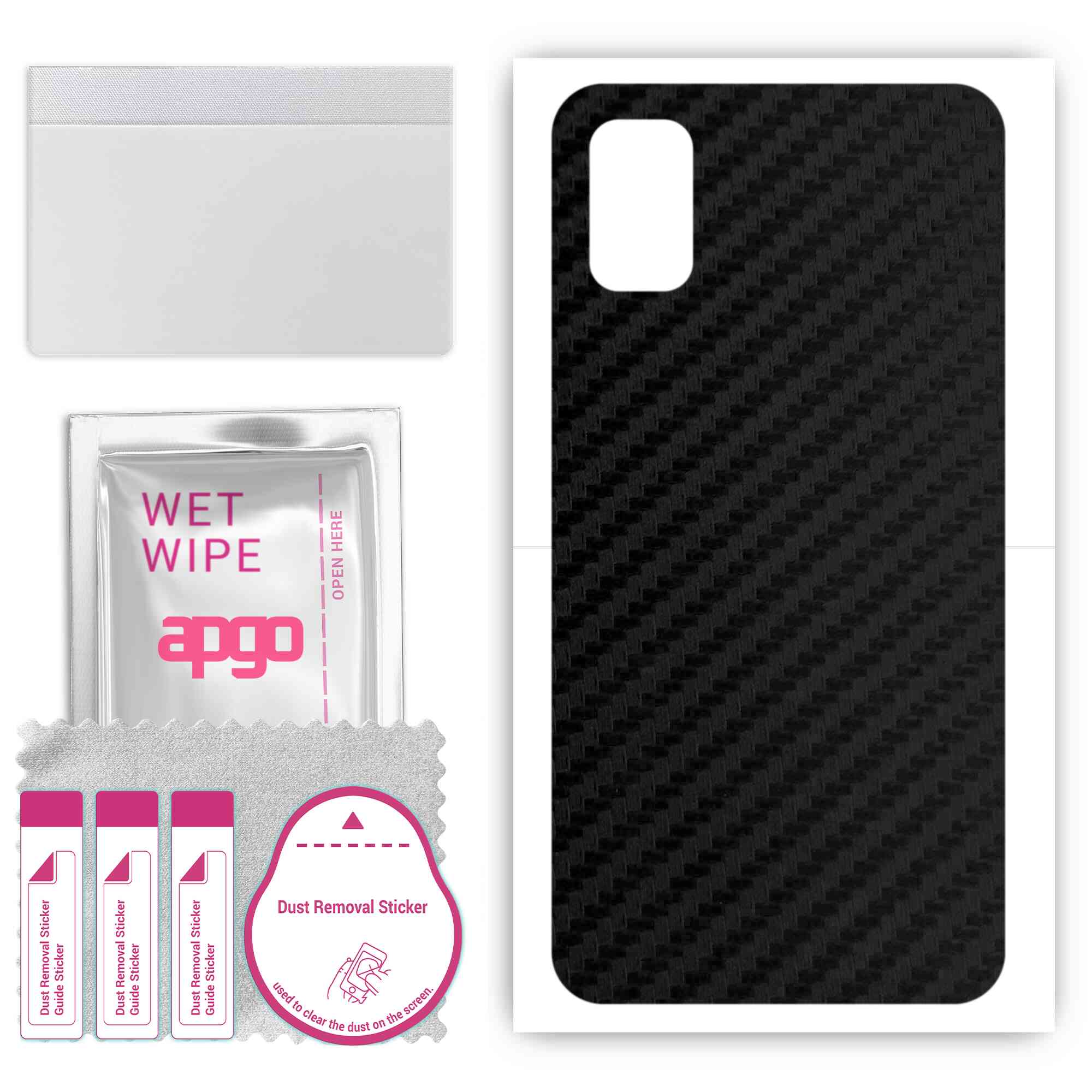 apgo Protective Skin Sticker for the back compatible with Tecno Pop 5C, Wrap Film, Foil, Vinyl - Pattern Carbon Black
apgo Protective Skin Sticker for the back compatible with Tecno Pop 5C, Wrap Film, Foil, Vinyl - Pattern Carbon Black