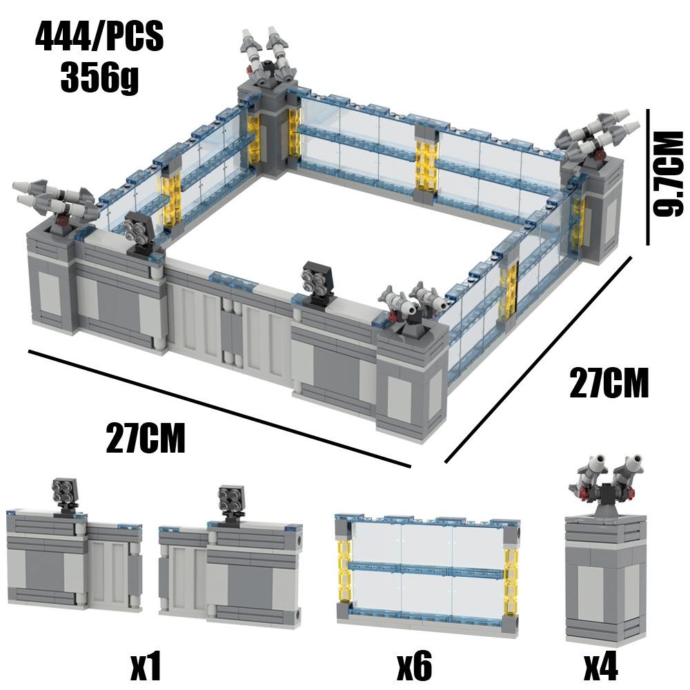 Конструктор з дрібних деталей Модульна сцена База-фортеця Об єкт Стіновий модуль Розвиваючі іграшки
Конструктор з дрібних деталей Модульна сцена База-фортеця Об єкт Стіновий модуль Розвиваючі іграшки