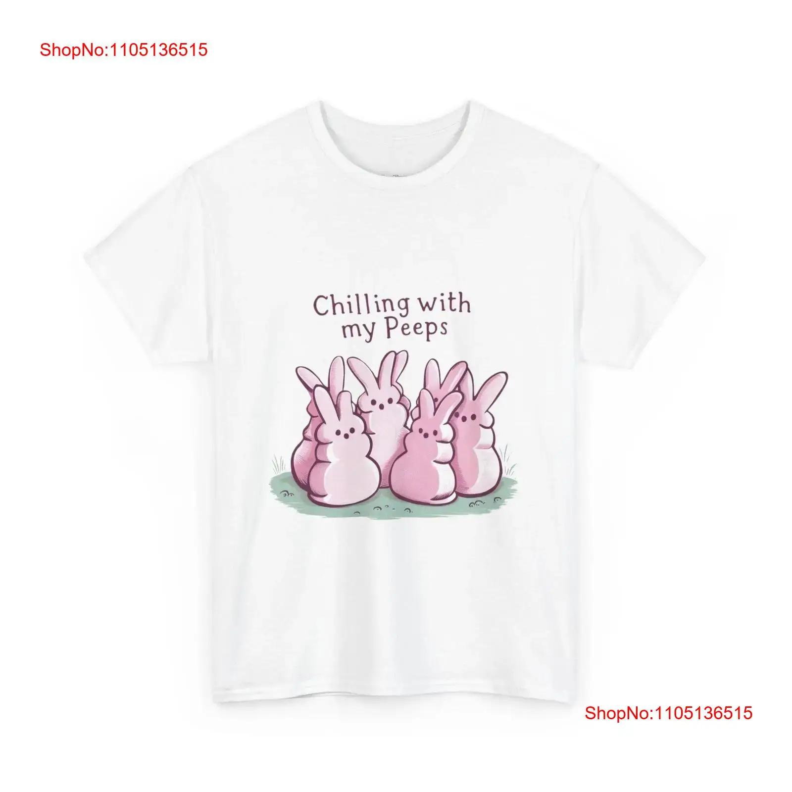 Chillin with My Peeps Marshmallow T Shirt Easter vintage Washed Unisex streetwear Casual Versatile Stylish Breathable 5XL різнокольоровий
Chillin with My Peeps Marshmallow T Shirt Easter vintage Washed Unisex streetwear Casual Versatile Stylish Breathable 5XL різнокольоровий