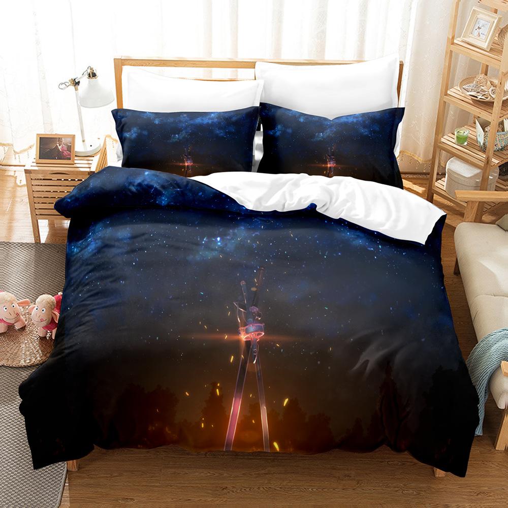 3D Digital Printing Bedding Four-Piece Three-Piece Sword Art Online Sheet Sheet Sheet 135x200 two-piece set
3D Digital Printing Bedding Four-Piece Three-Piece Sword Art Online Sheet Sheet Sheet 135x200 two-piece set