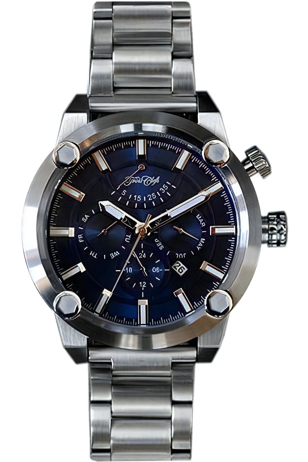Trois Clefs Mechanical Automatic Manual Winding Analog Japanese Movement Power Reserve Calendar Stainless Steel Strap 10 ATM Water Resistant Leather
Trois Clefs Mechanical Automatic Manual Winding Analog Japanese Movement Power Reserve Calendar Stainless Steel Strap 10 ATM Water Resistant Leather