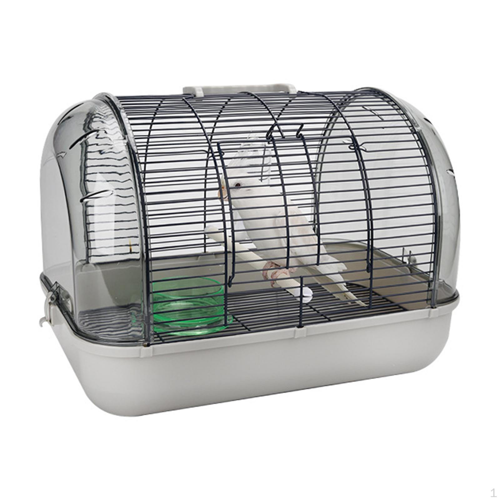Клетка для путешествий для птиц Клетка для птиц Легкая съемная и с ручкой переноска для виллы серый
Клетка для путешествий для птиц Клетка для птиц Легкая съемная и с ручкой переноска для виллы серый