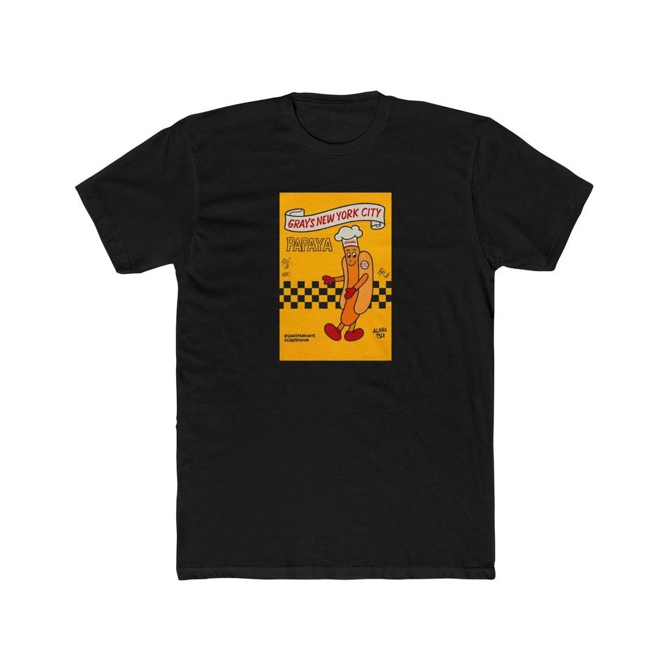 Gray s Papaya NYC Fast food Men s Cotton Crew Tee Hot dogs XL
Gray s Papaya NYC Fast food Men s Cotton Crew Tee Hot dogs XL