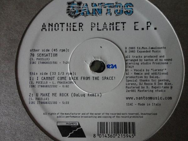 12inch Record SANTOS - Another Planet EP MTR2159,01 Mantra Vibes, M 2003 Italy Dance & Electronica Used
12inch Record SANTOS - Another Planet EP MTR2159,01 Mantra Vibes, M 2003 Italy Dance & Electronica Used
