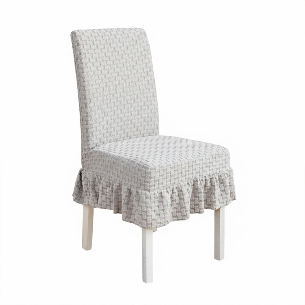 Durable Jacquard Dining Chair Cover Elastic Stretch Polar Fleece Seat Covers Solid Color Waterproof Chair Protectors Household светло-серый
Durable Jacquard Dining Chair Cover Elastic Stretch Polar Fleece Seat Covers Solid Color Waterproof Chair Protectors Household светло-серый