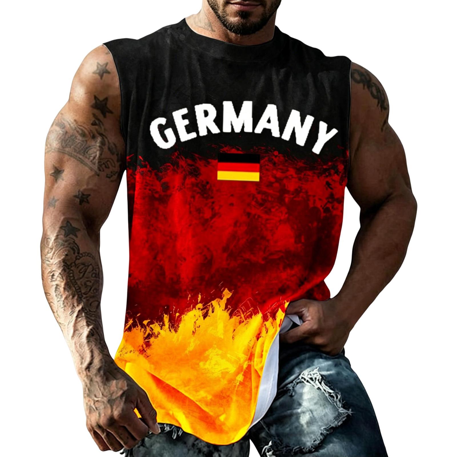 Men s Printed Tank Top Casual Sports Loose Sleeveless Vest L
Men s Printed Tank Top Casual Sports Loose Sleeveless Vest L