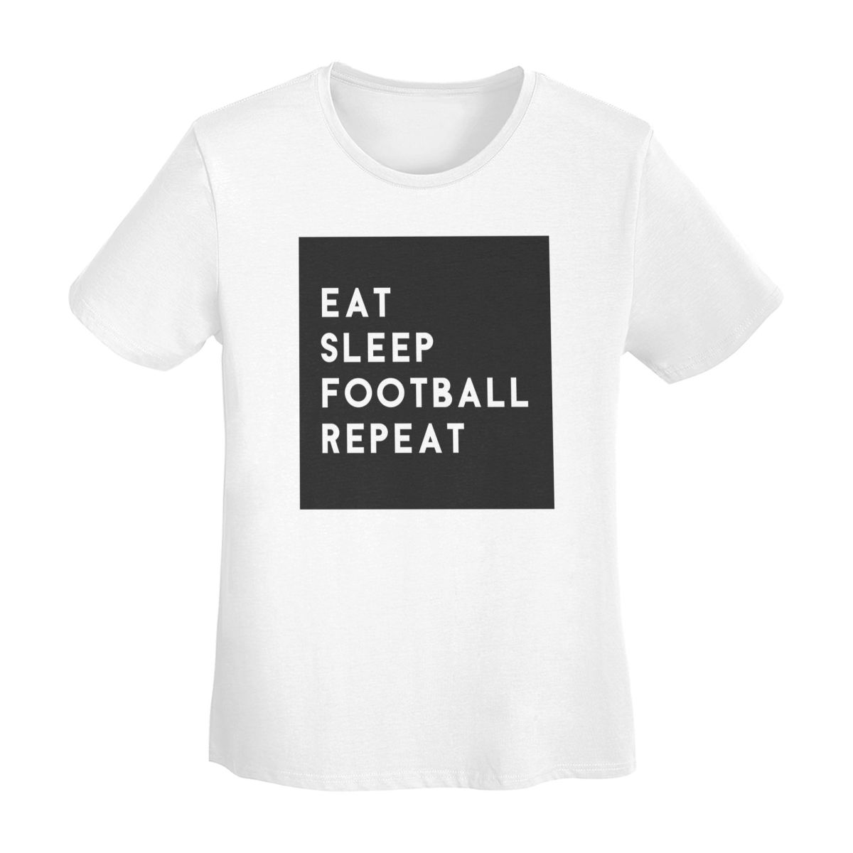 Eat Sleep Football Repeat TShirt Women Short Sleeve T Shirts Crew Neck Clothes Cotton Summer Tees Streetwear S
Eat Sleep Football Repeat TShirt Women Short Sleeve T Shirts Crew Neck Clothes Cotton Summer Tees Streetwear S
