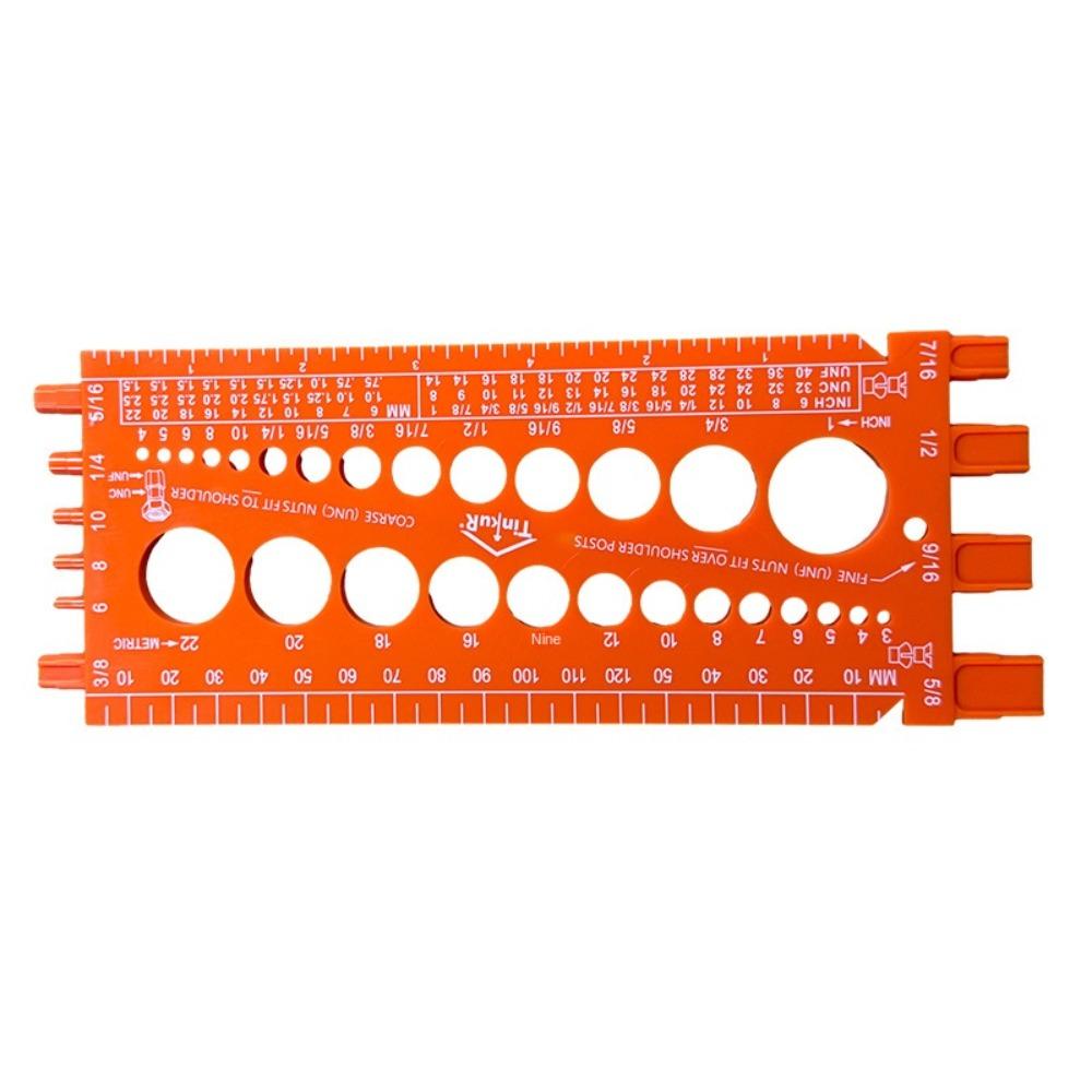 with Inch and Centimeter Ruler Thread Gauge Plastic Bolt and Nut Identifier Gauge Workbench красный
with Inch and Centimeter Ruler Thread Gauge Plastic Bolt and Nut Identifier Gauge Workbench красный