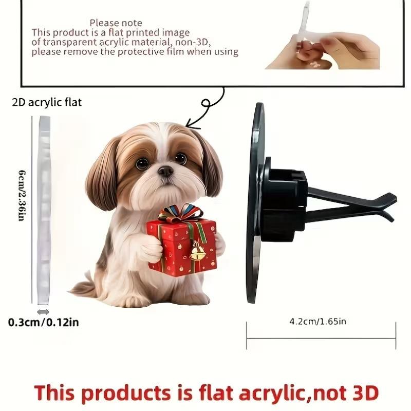 2026 New Acrylic Car Accessories, Vent Flat Decorations, Car Exhaust Pipe Clips, Cute Gifts For Pet Day, Suitable E
2026 New Acrylic Car Accessories, Vent Flat Decorations, Car Exhaust Pipe Clips, Cute Gifts For Pet Day, Suitable E