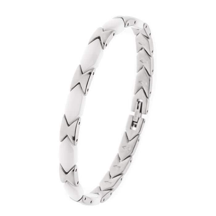 Bracelet - LOLA VAN DER KEEN - Nara - Solid Rhodium-Plated 925 Silver - White Ceramic - Alternating Links білий
Bracelet - LOLA VAN DER KEEN - Nara - Solid Rhodium-Plated 925 Silver - White Ceramic - Alternating Links білий