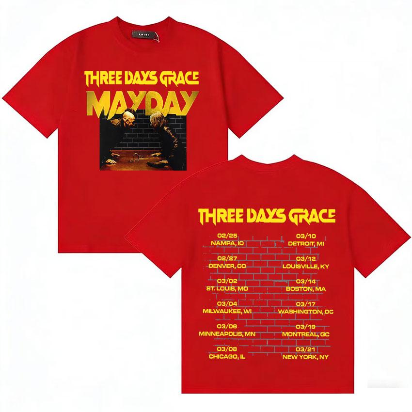 Three Days Grace Mayday Fashion Hot Sale Tshirt Harajuku Short Sleeve Unisex Women Tshirt Casual Oversized Pop Pure Cotton T Shirt S
Three Days Grace Mayday Fashion Hot Sale Tshirt Harajuku Short Sleeve Unisex Women Tshirt Casual Oversized Pop Pure Cotton T Shirt S