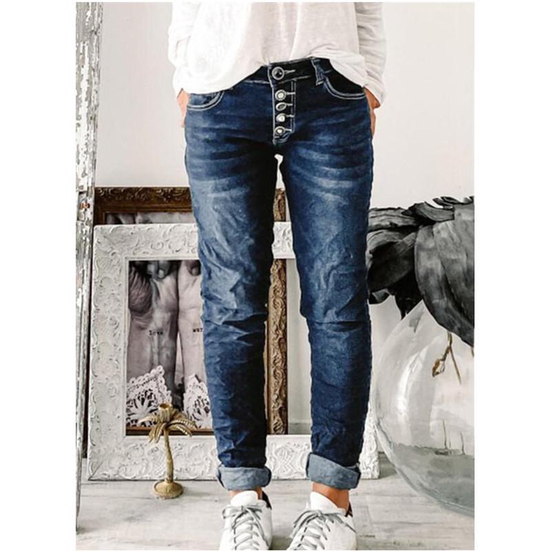 Plus Size Women s Washed Denim Button-Up Straight Leg Jeans 2XL темно-синий
Plus Size Women s Washed Denim Button-Up Straight Leg Jeans 2XL темно-синий
